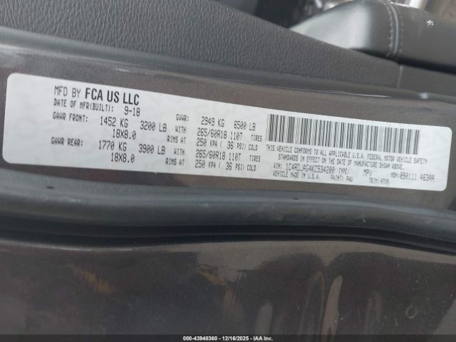 2019 DODGE DURANGO 1C4RDJAG4KC534200 Photo 8