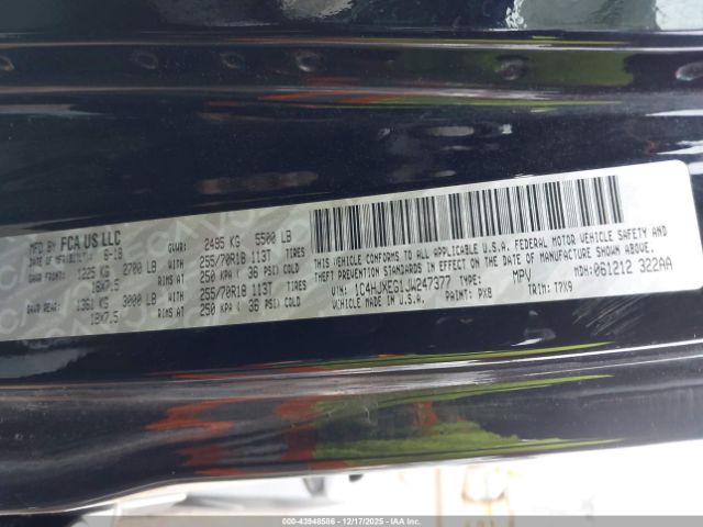 2018 JEEP WRANGLER UNLIMITED 1C4HJXEG1JW247377 Photo 8