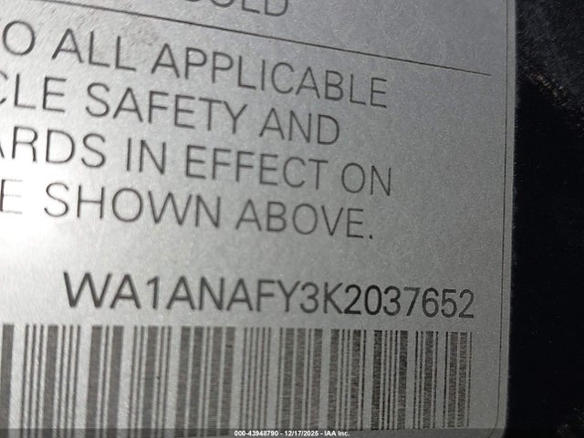 2019 AUDI Q5 WA1ANAFY3K2037652 Photo 8