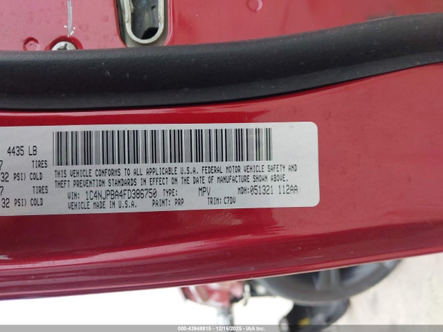 Jeep Patriot Altitude Edition 2015 1C4NJPBA4FD386750 Image 9
