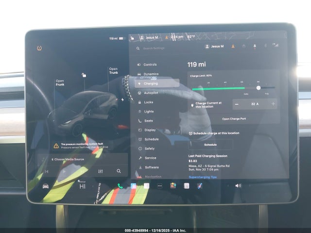 5YJYGAED8MF142717 Tesla Model Y Performance Dual Motor All-wheel Drive/standard Range Rear-wheel Drive