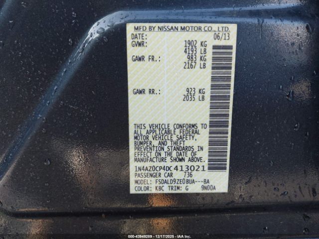 2013 NISSAN LEAF 1N4AZ0CP4DC413021 Photo 8