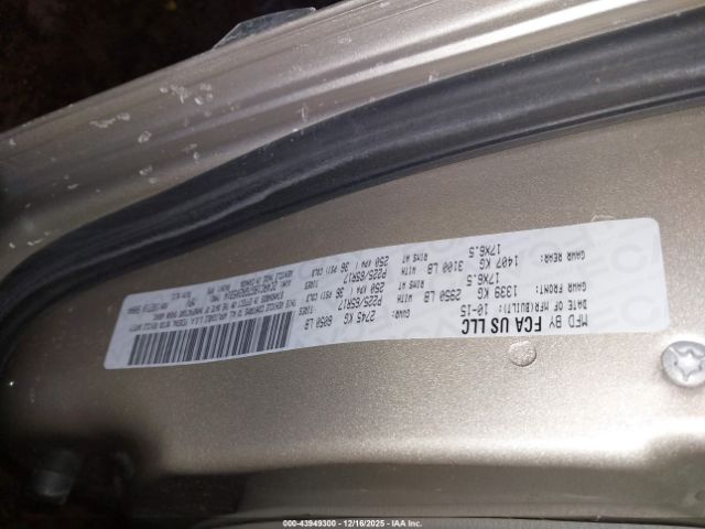 2016 CHRYSLER TOWN & COUNTRY 2C4RC1BG7GR205314 Photo 8