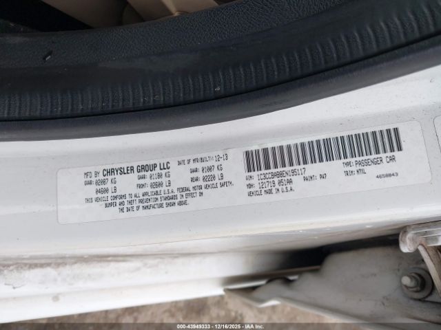 2014 CHRYSLER 200 1C3CCBAB8EN195117 Photo 8