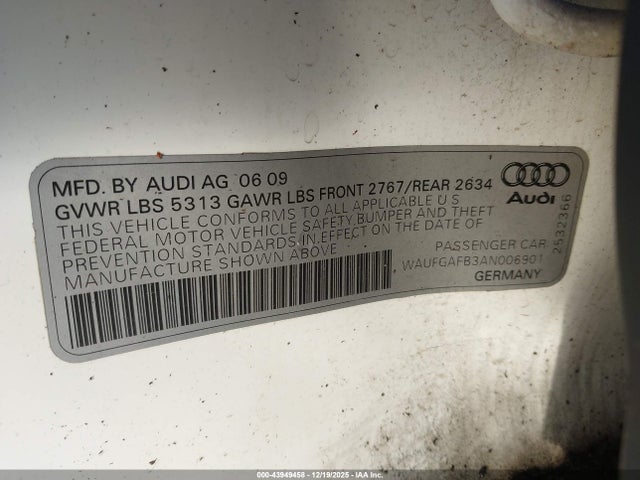 2010 AUDI A6 WAUFGAFB3AN006901 Photo 8