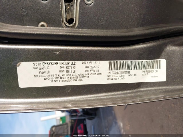 2011 CHRYSLER 300C 2C3CA6CT8BH522039 Photo 8