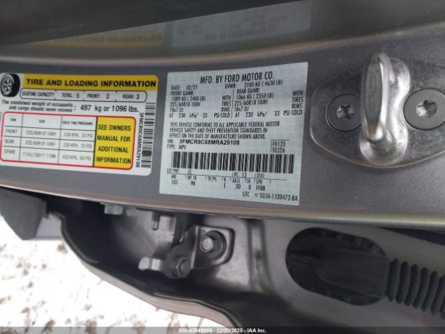 2021 FORD BRONCO SPORT 3FMCR9C68MRA29108 Photo 8