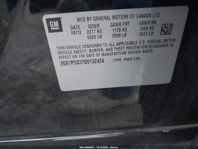 2013 CADILLAC XTS 2G61P5S37D9132434 Photo 8