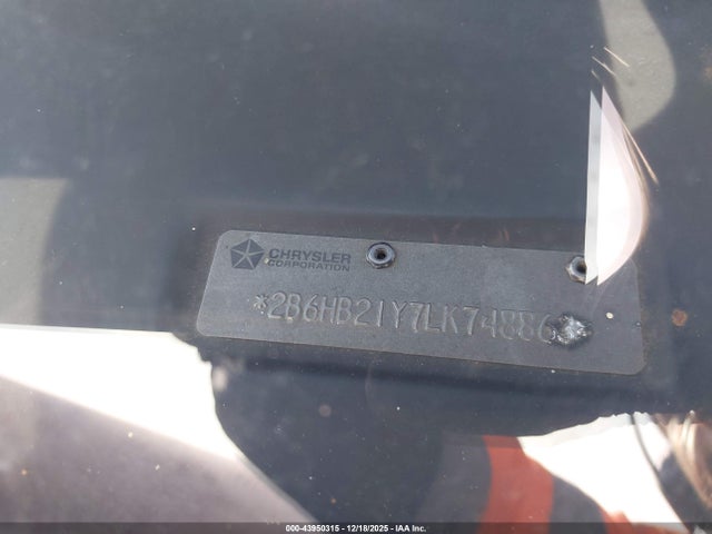 1990 DODGE RAM VAN 2B6HB21Y7LK748863 Photo 8