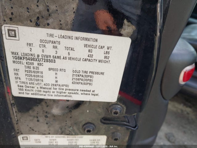 1999 CADILLAC DEVILLE 1G6KF5498XU729303 Photo 8