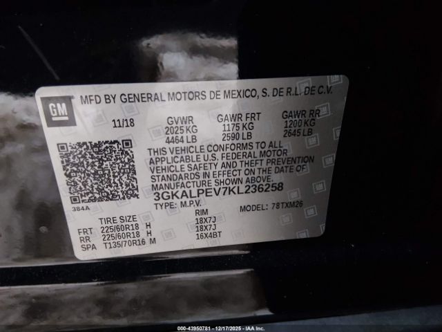 2019 GMC TERRAIN 3GKALPEV7KL236258 Photo 8