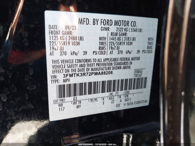 Ford Mustang Mach-e Premium 2023 3FMTK3R72PMA88206 Image 9