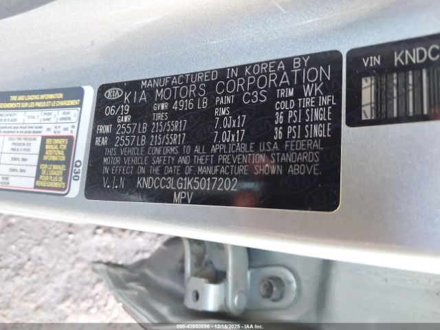 2019 KIA NIRO EV KNDCC3LG1K5017202 Photo 8