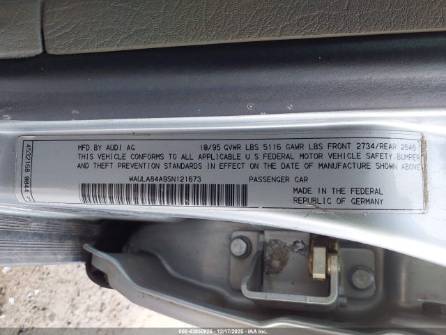 1995 AUDI S6 WAULA84A9SN121673 Photo 8