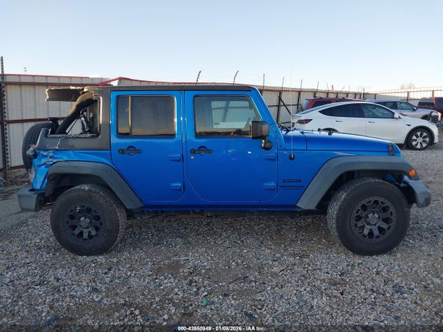 Продажа на аукционе авто 2016 Jeep Wrangler Unlimited Sport, vin: 1C4BJWDG4GL307017, номер лота: 43950949