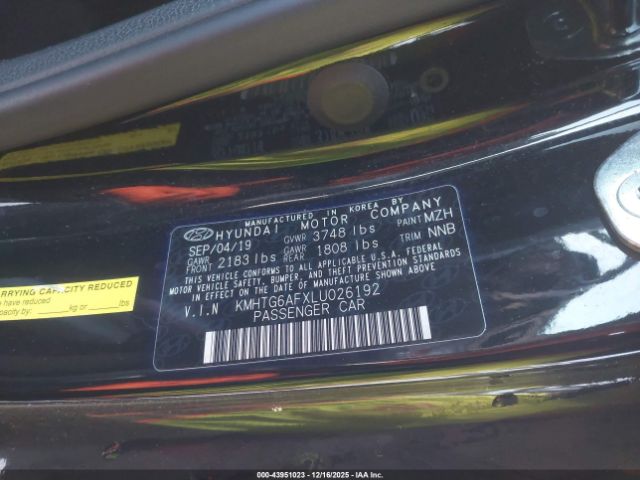 2020 HYUNDAI VELOSTER KMHTG6AFXLU026192 Photo 8