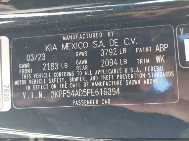 2023 KIA FORTE 3KPF54AD5PE616394 Photo 8