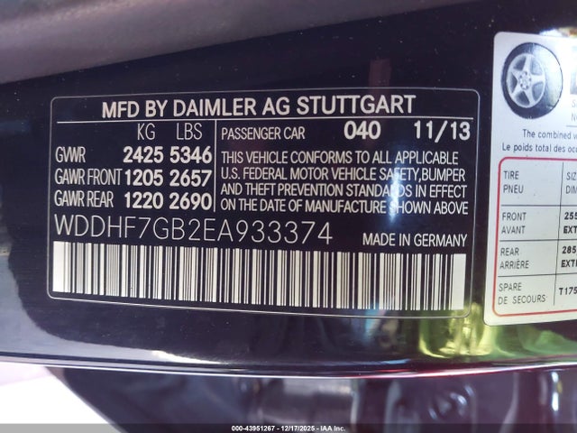 2014 MERCEDES-BENZ E 63 AMG WDDHF7GB2EA933374 Photo 8