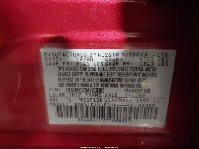 2021 NISSAN SENTRA 3N1AB8CV2MY228309 Photo 8