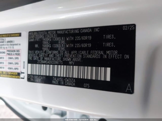 Lexus Rx 350 Premium 2025 2T2BAMCA0SC098775 Image 9