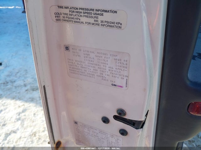 1995 CADILLAC DEVILLE 1G6KD52B0SU248451 Photo 8