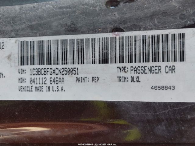 2012 CHRYSLER 200 1C3BCBFGXCN250051 Photo 8