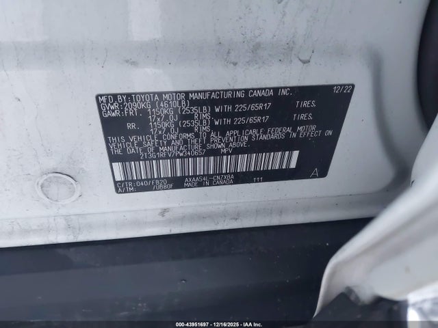 2023 TOYOTA RAV4 2T3G1RFV7PW340657 Photo 8