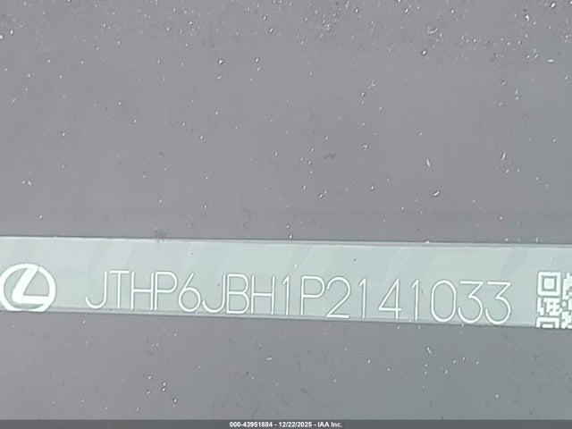 2023 Lexus Ux 250h Premium მანქანა იყიდება აუქციონზე, vin: JTHP6JBH1P2141033, აუქციონის ნომერი: 43951884