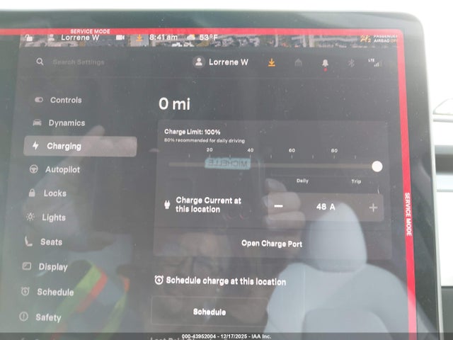 Aukcja sprzedaży 2021 Tesla Model Y Long Range Dual Motor All-wheel Drive, vin: 5YJYGDEE0MF249691, numer aukcji: 43952004