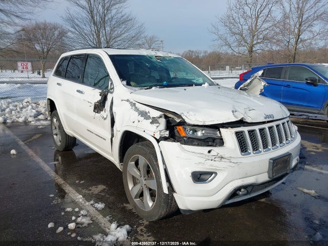43952137 :رقم المزاد ، 1C4RJFCG9GC381596 vin ، 2016 Jeep Grand Cherokee Overland مزاد بيع