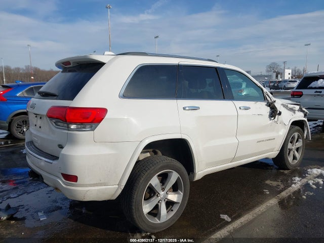 43952137 :رقم المزاد ، 1C4RJFCG9GC381596 vin ، 2016 Jeep Grand Cherokee Overland مزاد بيع