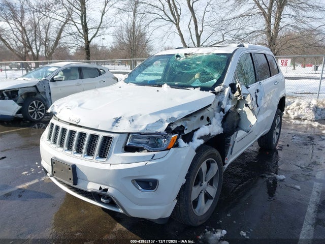43952137 :رقم المزاد ، 1C4RJFCG9GC381596 vin ، 2016 Jeep Grand Cherokee Overland مزاد بيع