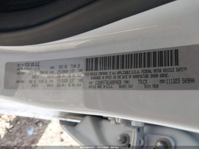 2020 RAM 1500 1C6SRFFT6LN207459 Photo 8