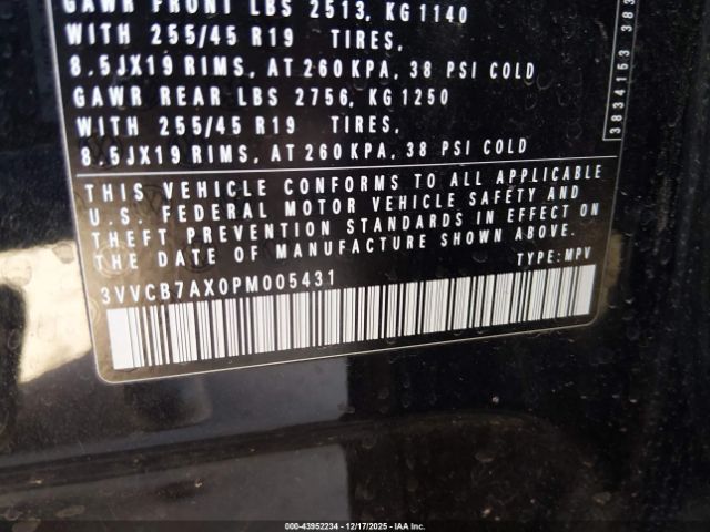 2023 VOLKSWAGEN TIGUAN 3VVCB7AX0PM005431 Photo 8