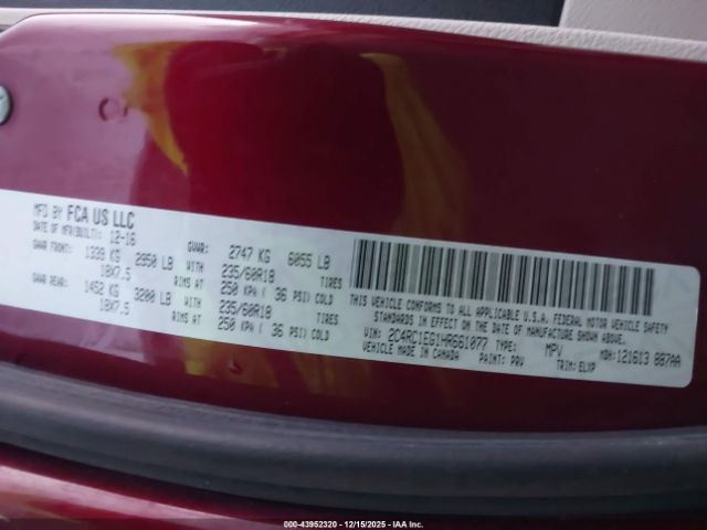 2017 CHRYSLER PACIFICA 2C4RC1EG1HR661077 Photo 8