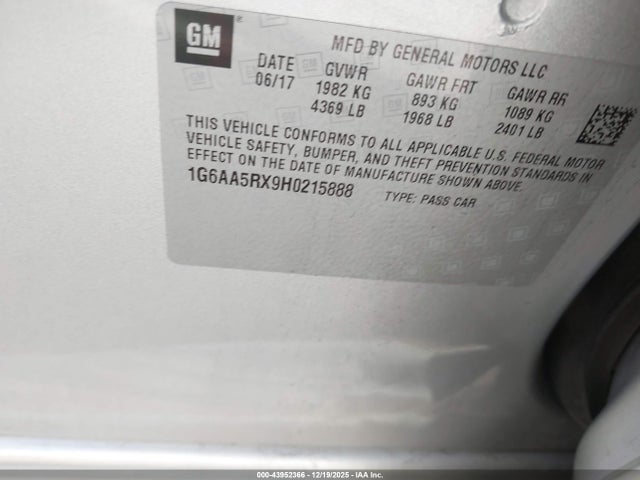 2017 CADILLAC ATS 1G6AA5RX9H0215888 Photo 8