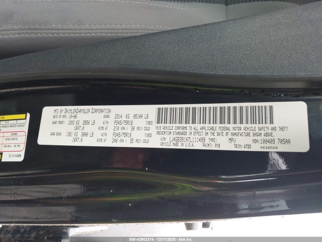 2007 JEEP WRANGLER 1J4GB391X7L111499 Photo 8