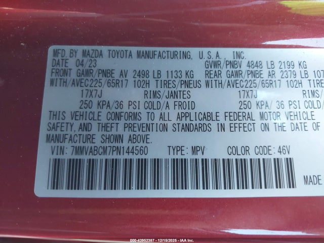 7MMVABCM7PN144560 Mazda Cx-50 2.5 S Preferred Plus