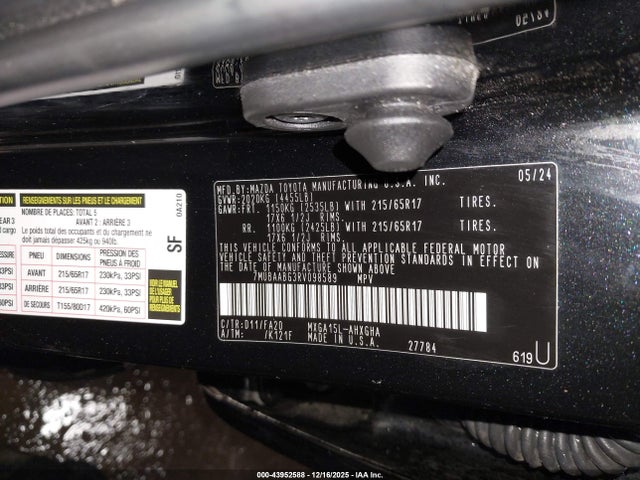 2024 TOYOTA COROLLA CROSS 7MUBAABG3RV098589 Photo 8