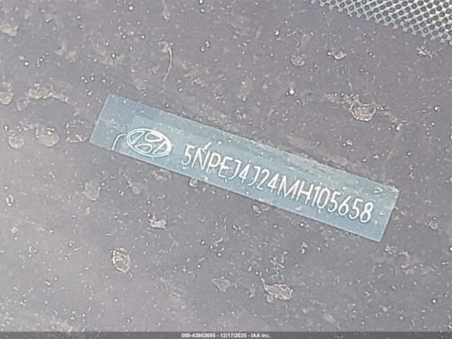 2021 HYUNDAI SONATA 5NPEJ4J24MH105658 Photo 8