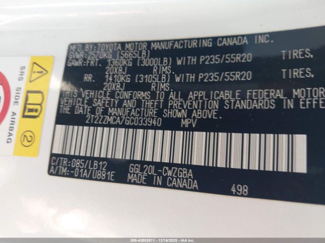 2016 LEXUS RX 350 2T2ZZMCA7GC033940 Photo 8