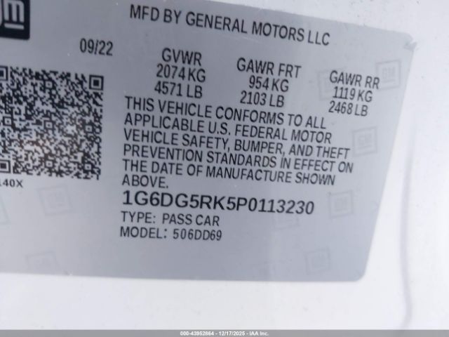 2023 CADILLAC CT4 1G6DG5RK5P0113230 Photo 8