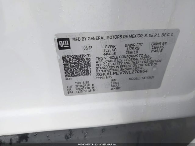2022 GMC TERRAIN 3GKALPEV7NL270964 Photo 8