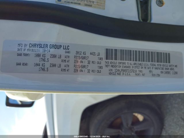 2015 JEEP PATRIOT 1C4NJPBA5FD157610 Photo 8