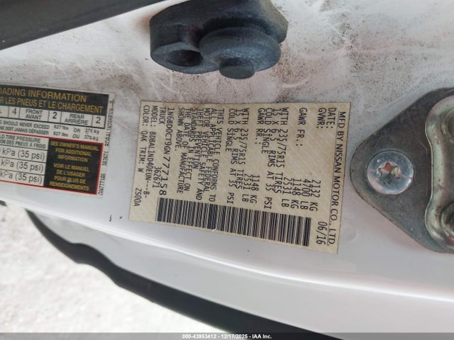 2016 NISSAN FRONTIER 1N6BD0CT9GN777158 Photo 8