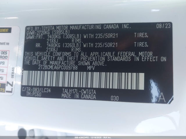 Lexus Rx 500h F Sport Performance 2023 2T2BCMEA6PC009788 Image 9