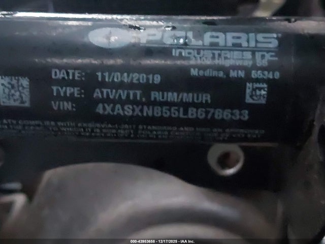 2020 POLARIS SPORTSMAN 4XASXN855LB678633 Photo 9