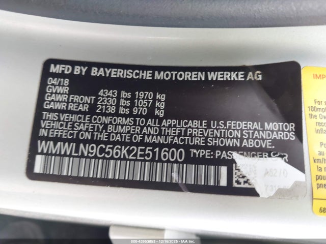 2019 MINI CLUBMAN WMWLN9C56K2E51600 Photo 8