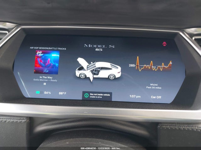 43954230 :رقم المزاد ، 5YJSA1CNXDFP28144 vin ، 2013 Tesla Model S مزاد بيع