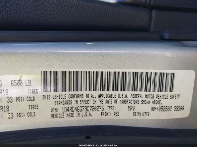 2011 DODGE DURANGO 1D4RD4GG7BC720275 Photo 8